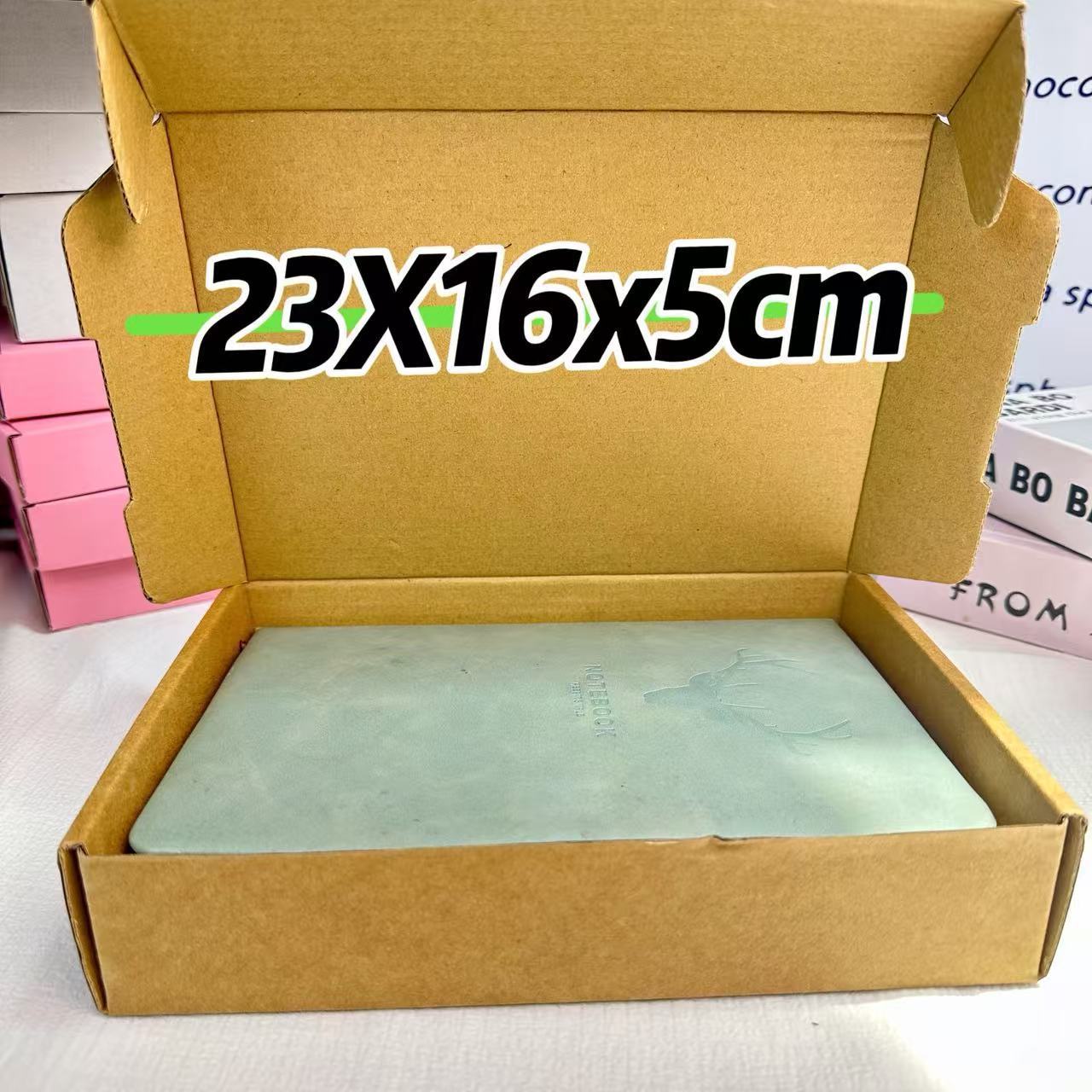 Tarjeta de tarjeta Kraft Aircraft Box tarjeta pequeña caja de embalaje avanzada caja de entrega grande caja de regalo rectangular caja de papel