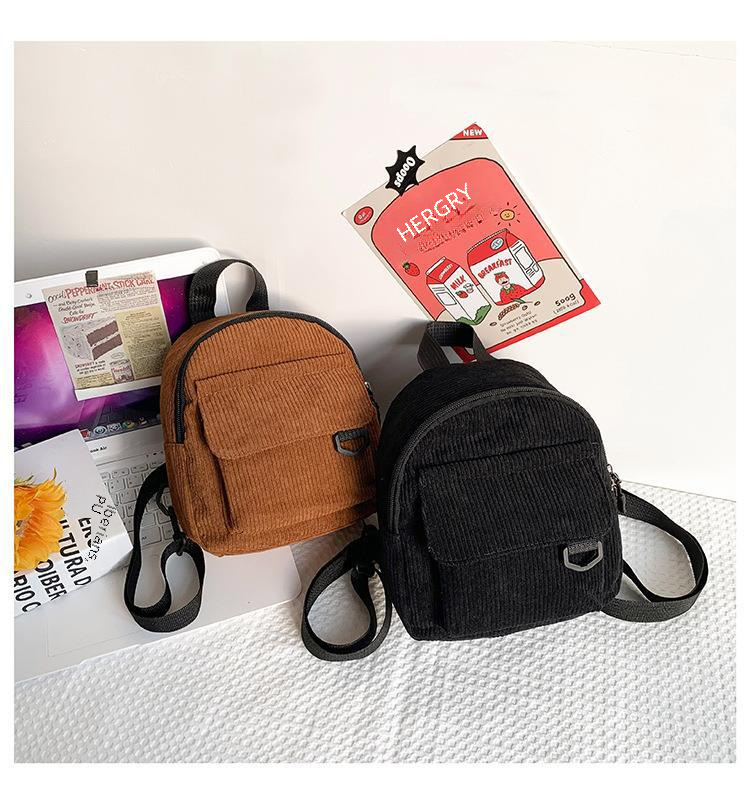 Damen Rucksack Im Vintage Look Aus Kord Für Schule Und Alltag_voghion.com