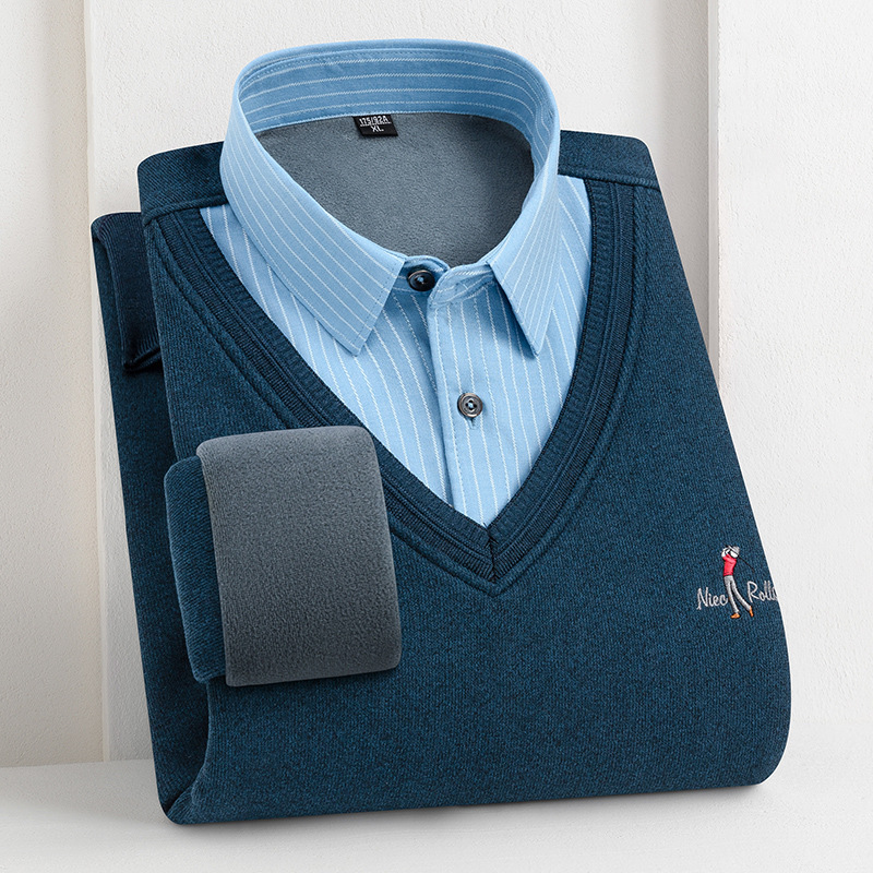 Demi-season base body-friendly shirt
