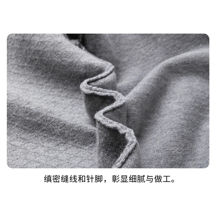 Nuevo cuello en V de manga larga base de punto de negocio casual de color sólido hombre de otoño y invierno fundación popular suéter de punto