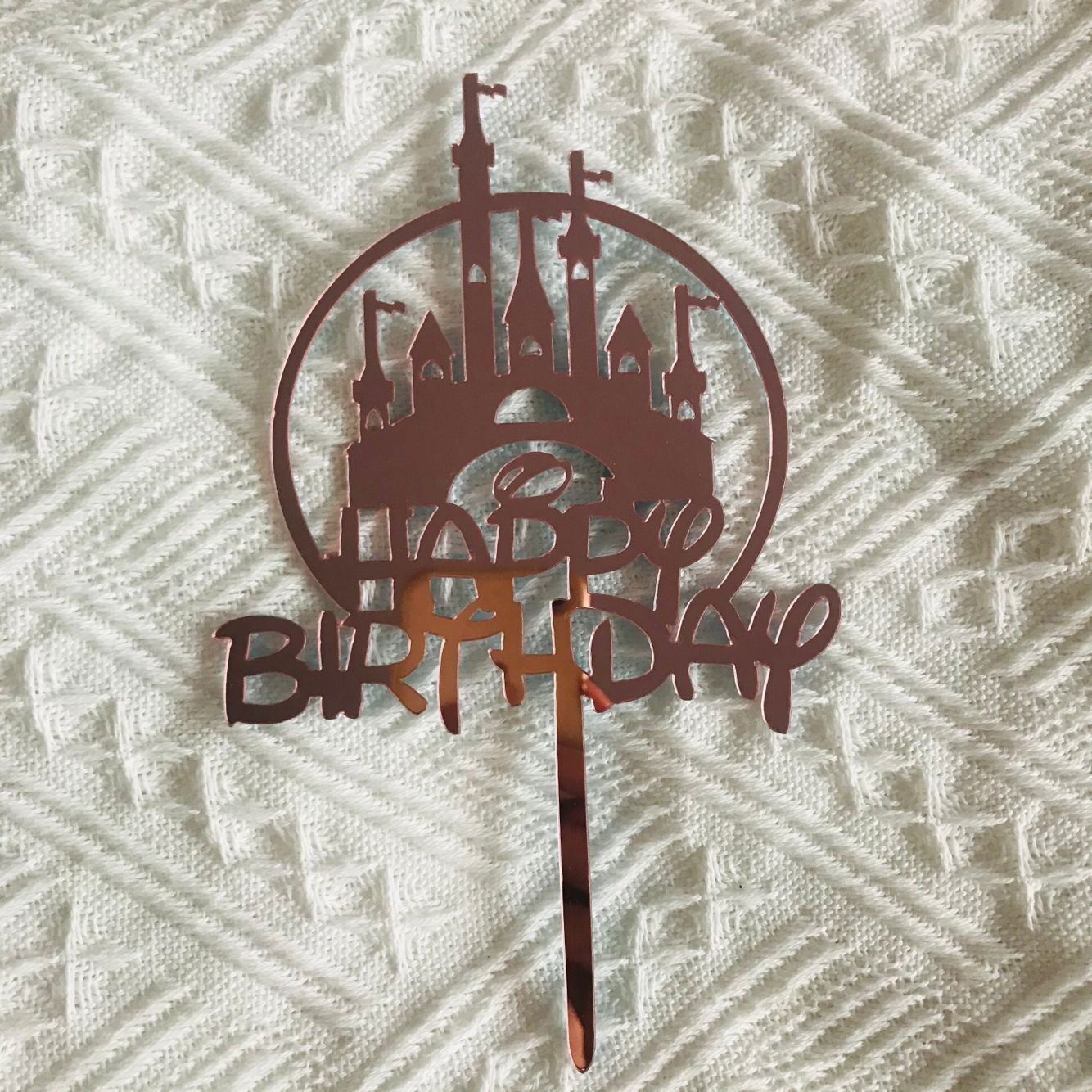 381 Castillo de oro rosa (paquete de diez)