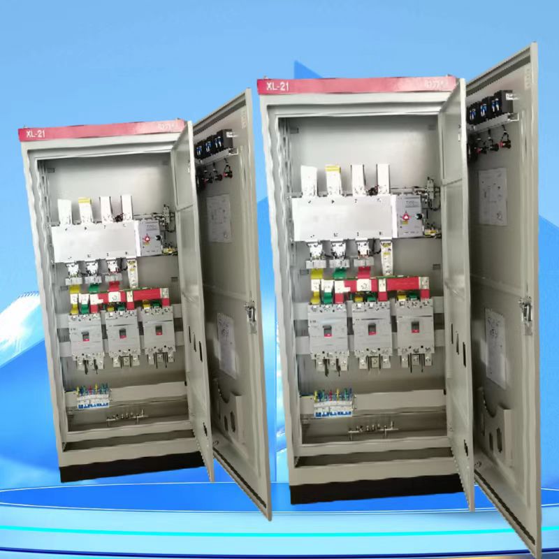 市发电双电源XL-21落地动力柜 成套智能动力三相四线开关配电柜