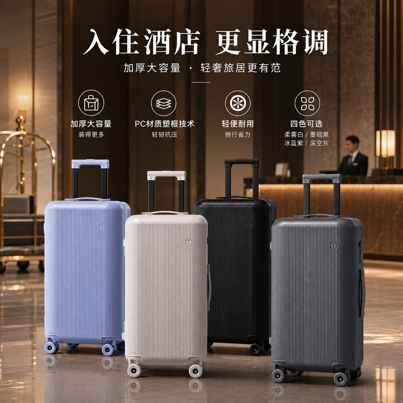 High-End Plastic Frame Suitcase Suitcase 20inch 26inch Sports Hard Frame Suitcase Lightweight Trolley Case for Male and Female Students High-End Plastic Frame Suitcase Suitcase 20inch 26inch Sports Hard Frame Suitcase Lightweight Trolley Case for Male and Female Students