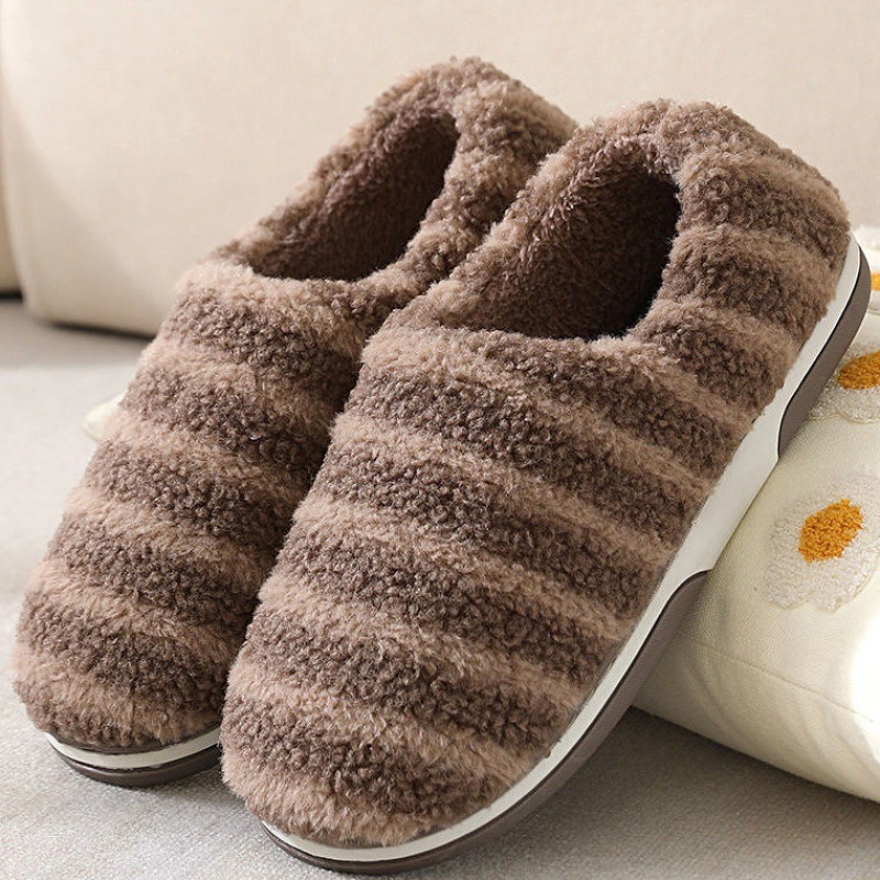 Cotton-padded shoes Cotton slippers winter Home Furnishing The thickness of the bottom Two wear Warm shoes Indoor and outdoor non-slip Plush Cotton slippers Female models