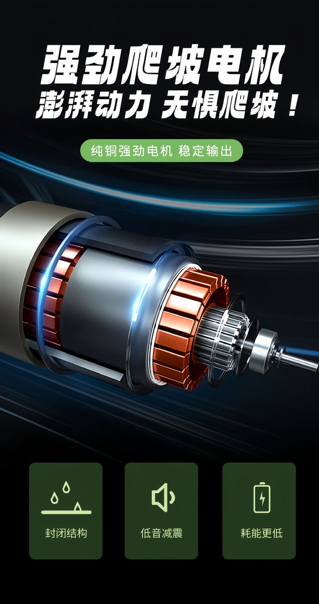 New energy electric four-wheeled vehicle for family use