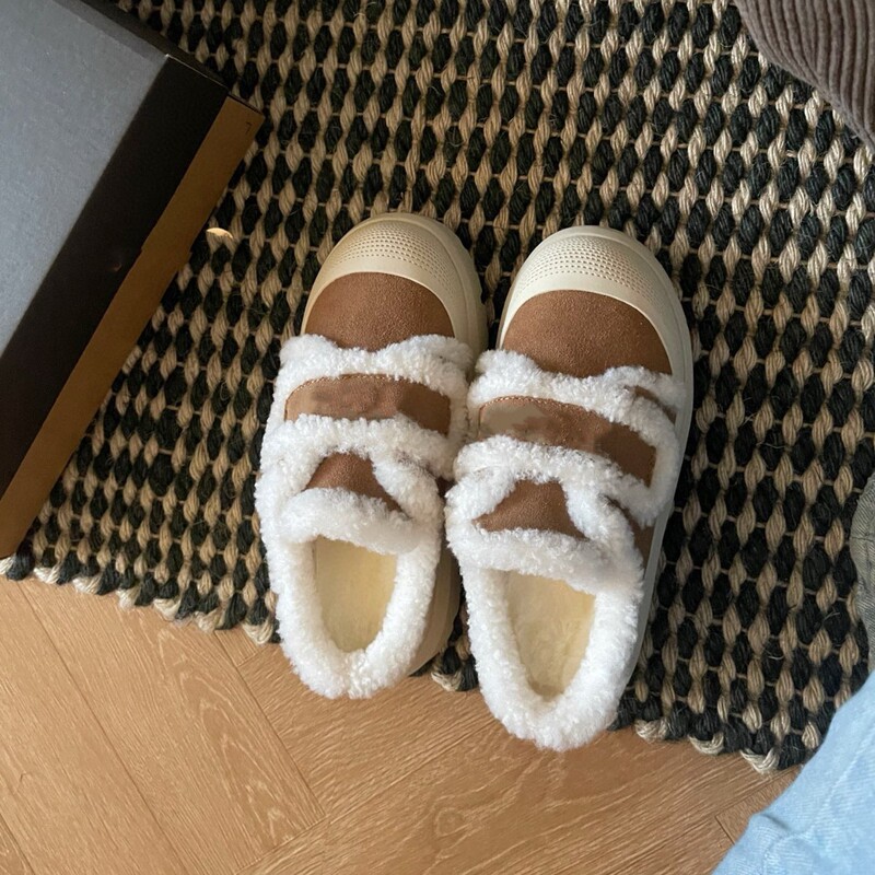 河南桑坡村新品热卖冬季休闲新款舒适时尚刺绣一脚蹬百搭懒人鞋|undefined