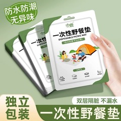 屋外キャンプ使い捨てピクニックマット防湿マットポータブルシングル二人防油ビーチマット芝生マット防水