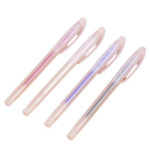 Factory direct sales neutral transparent pen barrel high temperature disappearing pen fabric leather thermal disappearing pen fabric marking disappearing pen