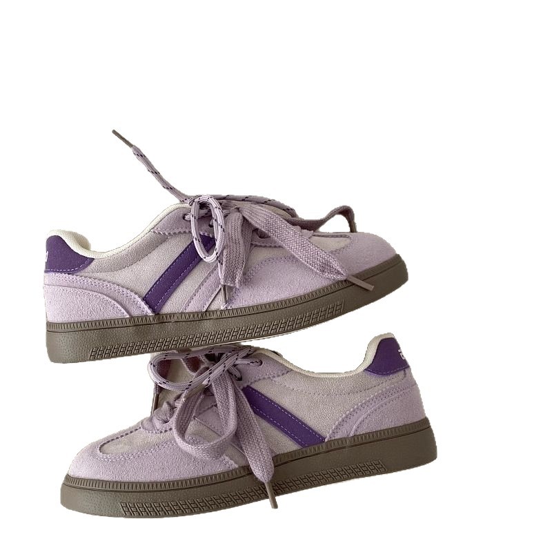 Nicho púrpura sentido de diseño zapatos de entrenamiento para mujeres 2025 estudiantes feos zapatos de skate de moda zapatos deportivos casuales