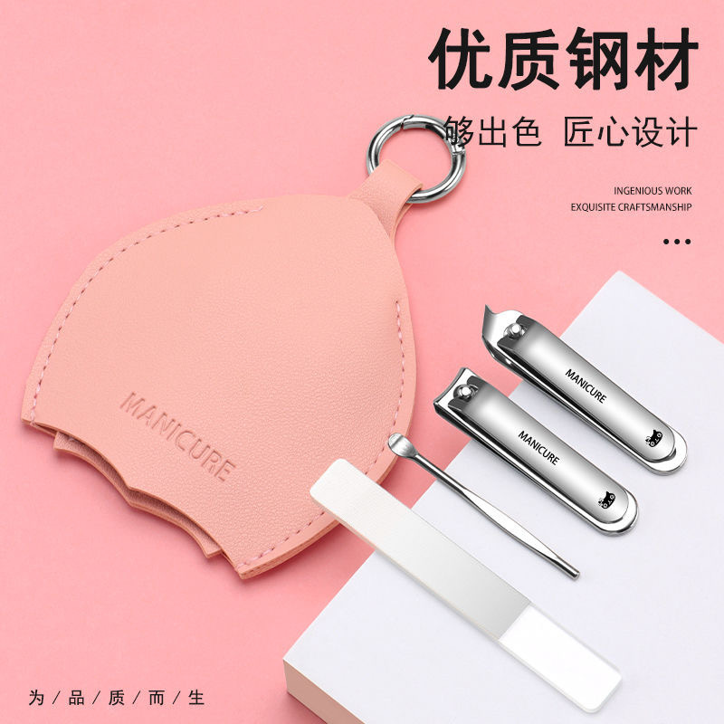 in stock new nail clippers suit full set of high-value nail clippers ear scoop glass file multifunctional nail art wholesale