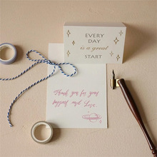 感谢卡纸卡明信片感谢信卡片印刷牛皮纸卡纸名片折页包装卡纸批发