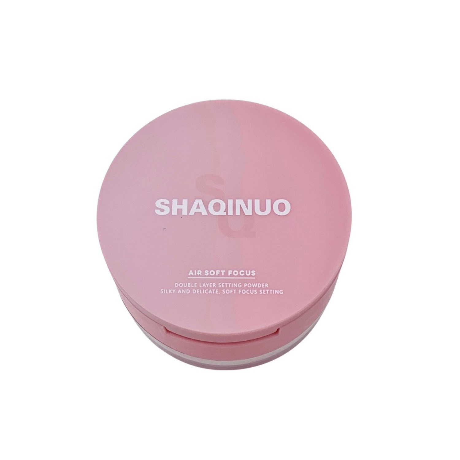 SHAQINUO polvo de doble efecto, polvo de polvo ligero, polvo de maquillaje fino, polvo en polvo 2 - en - 1