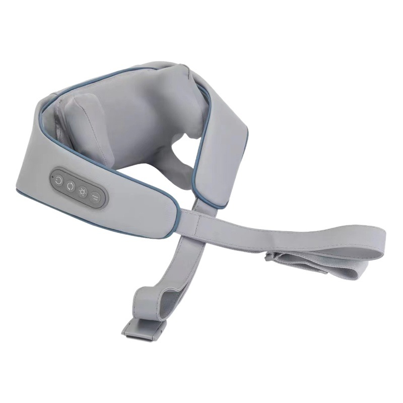 Masajeador de músculo oblicuo espina cervical masajeador hogar hombro caliente compresa espina dorsal amasamiento cervical artefacto masaje chal