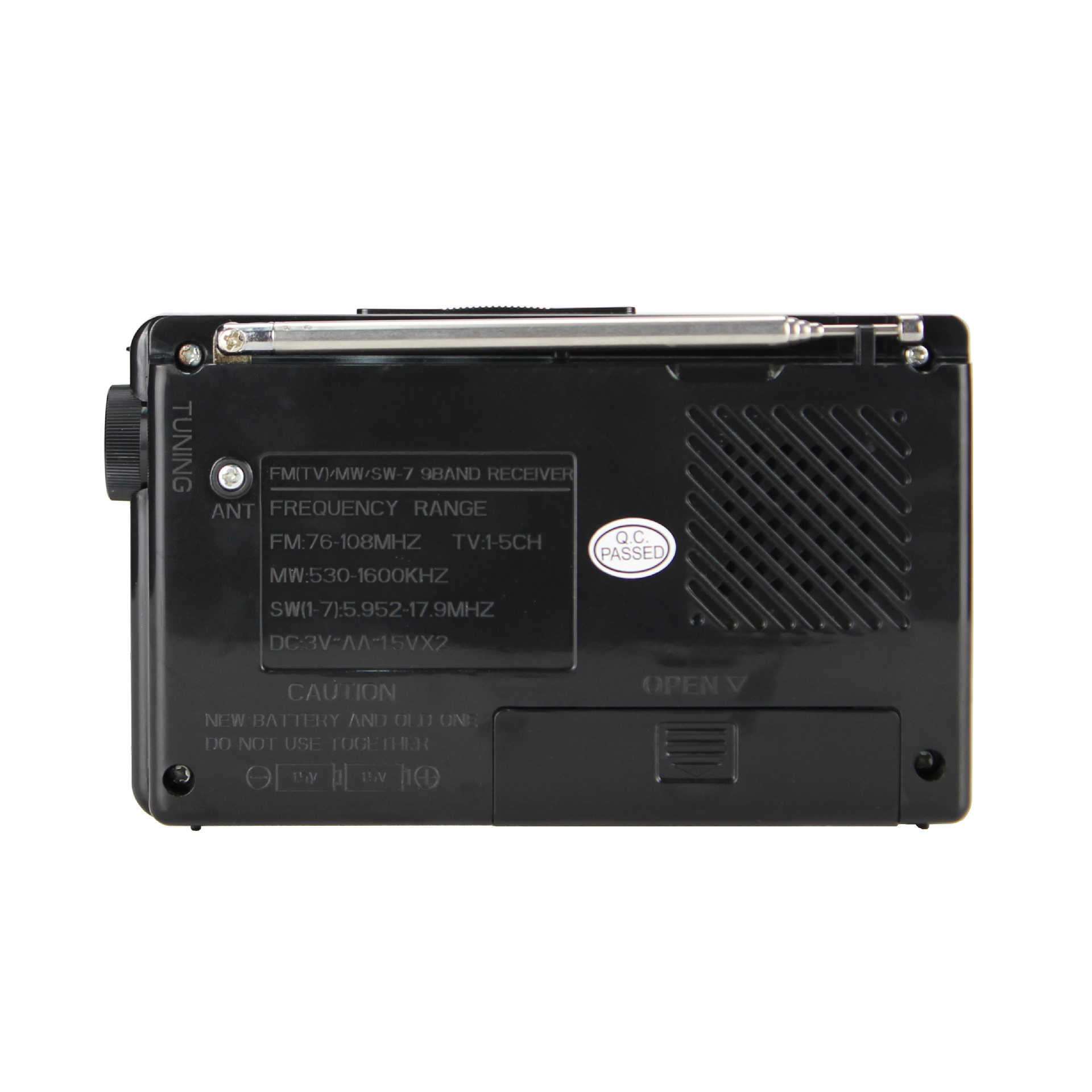 Nuevo multibanda antiguo radio semiconductor multifuncional am fm sw portátil retro