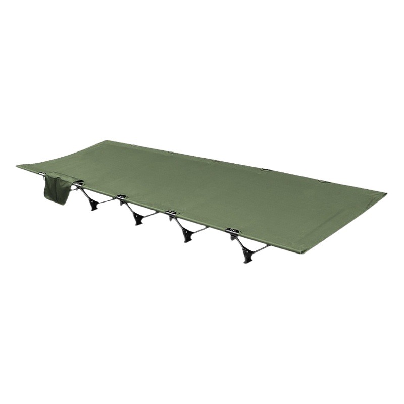 Compass Outdoor Folding Camp Bed Aluminum Alloy Camping Bed Extra Wide Bed Nap Bed Single Person Outdoor Leisure Bed