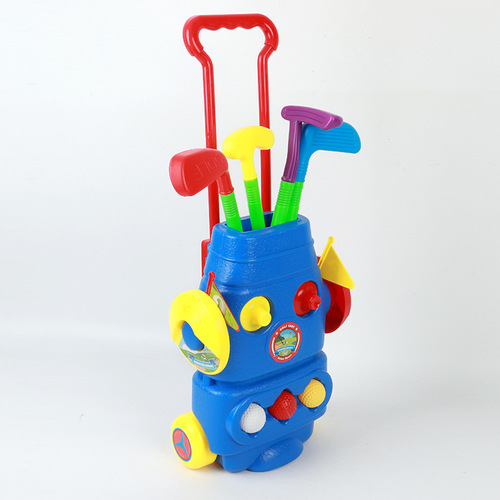 Cross-border children's golf toy set kindergarten interactive game boy outdoor sports sports ball