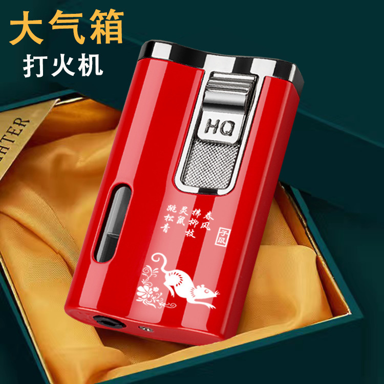 HQ708防風帯空気窓ライター個性レーザー彫刻広告軽薄直沖ライターメーカー卸売り|undefined