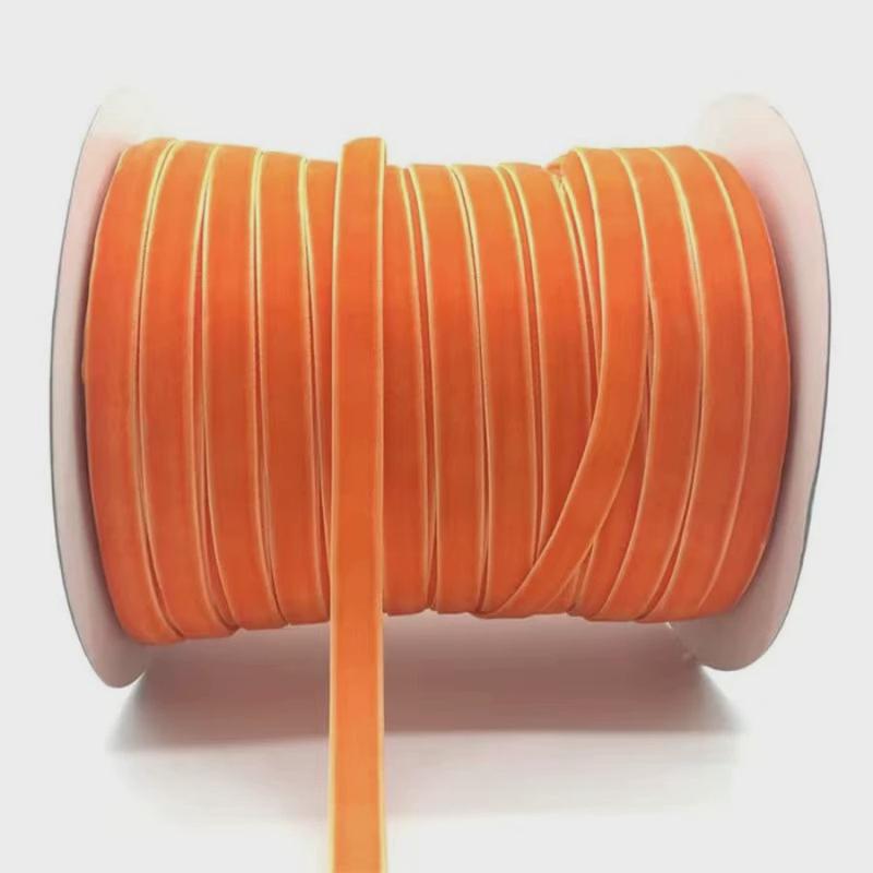 Cinta de Terciopelo de 6-38 mm para Decoración de Bodas y Fiestas, Regalo Hecho a Mano
