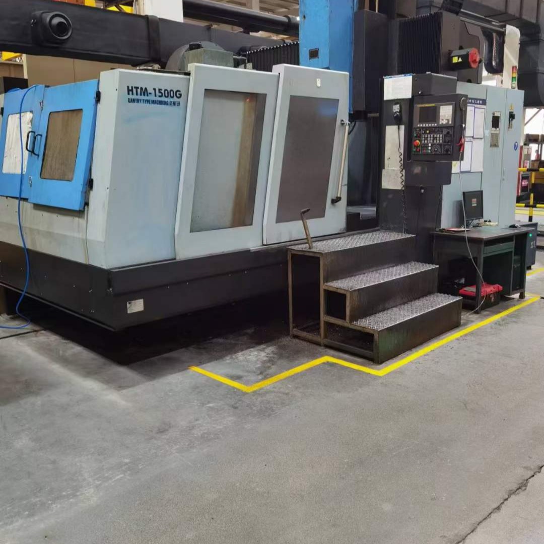 处理二手海天HTM-1500G龙门加工中心BT50主轴发那科Oi-MD系统
