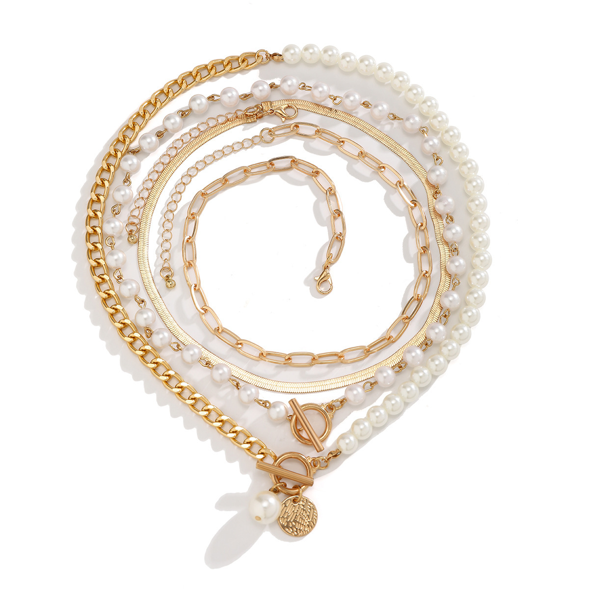 29g Weight Imitation Pearl Pendant Material Layered Necklaces Classification Alloy, Iron, Copper Chain Material 1 Piece Quantity Beach, Tea Party Occasion Imitation Pearl, Alloy, Copper Material Scallop, Starfish Pattern Women's Gender Beaded, Plating Design Elegant, Marine Style, Streetwear Style Elegant Marine Style Streetwear Scallop Starfish Imitation Pearl Alloy Copper Wholesale Layered Necklaces 7