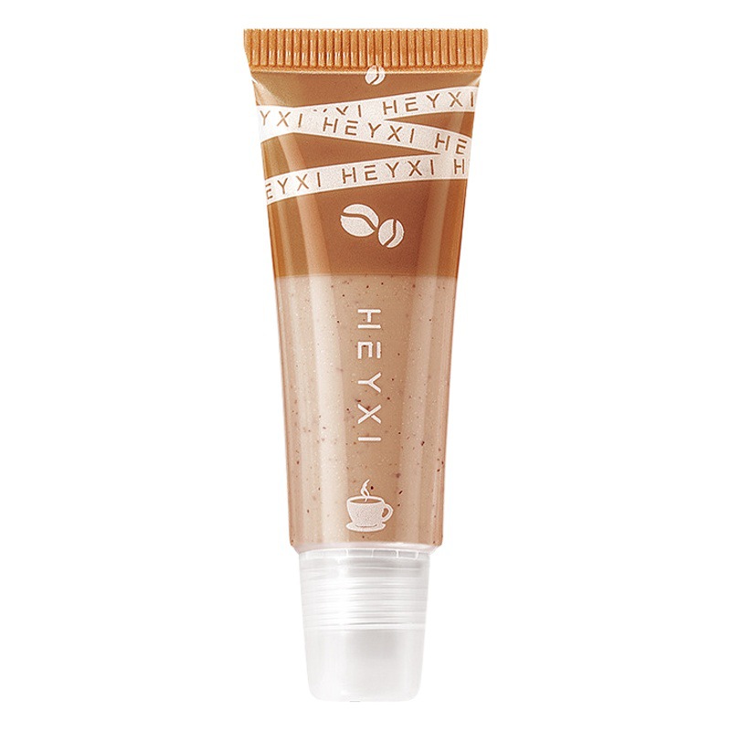 Heyxi Han Yuanxi Coffee Lip Scrub Lip Texture Moisturizing Anti-Dry Crack Care Lip Balm 15g Coffee Exfoliation