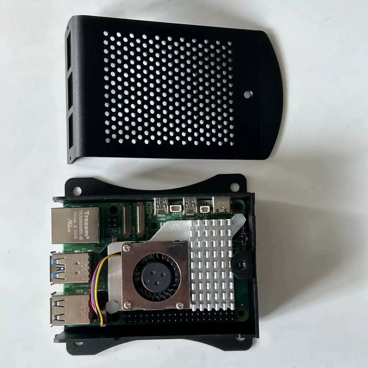 Корпус Raspberry Pi 5 из алюминиевого сплава для теплоотведения и радиатора, чехол для Raspberry Pi 5