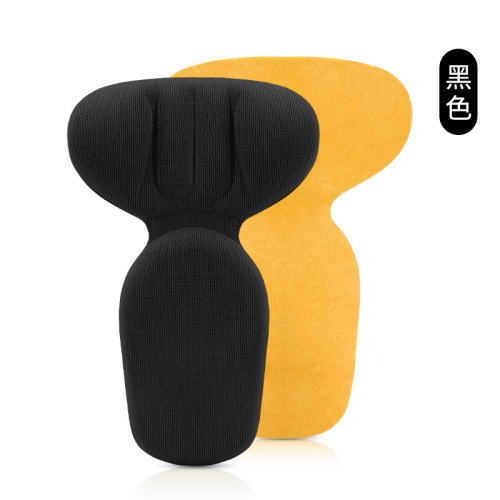 Factory direct sales T-shaped two-in-one heel sticker foam half-size pad thickened anti-slip anti-wear heel pad for high heels