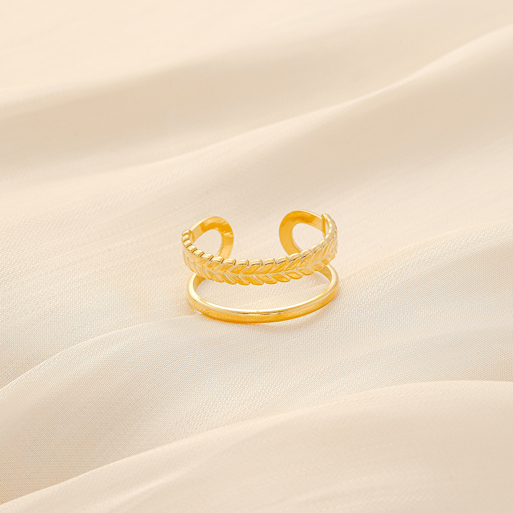 6g Weight Open Ring Classification Adjustable Ring Size 1 Piece Quantity Daily Occasion Stainless Steel Material Star, Heart Shape Pattern Women'S Gender Plating Design Simple Style Style Simple Style Star Heart Shape Stainless Steel Plating Open Ring 1 Piece 62