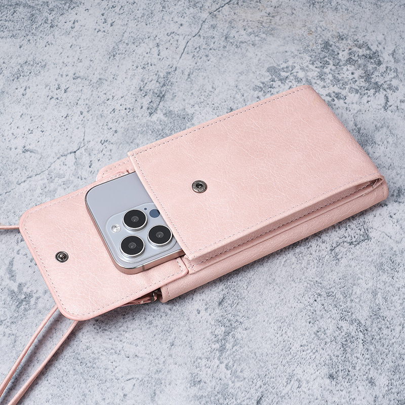 2023 nueva primavera nueva cartera de las mujeres bolsa de mensajero del hombro de Corea del bolso del teléfono móvil multifuncional en stock venta al por mayor