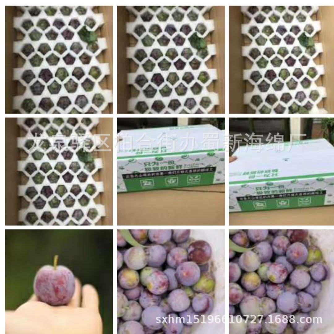 厂家供应李子桃子水果包装泡沫/珍珠棉水果缓冲泡沫