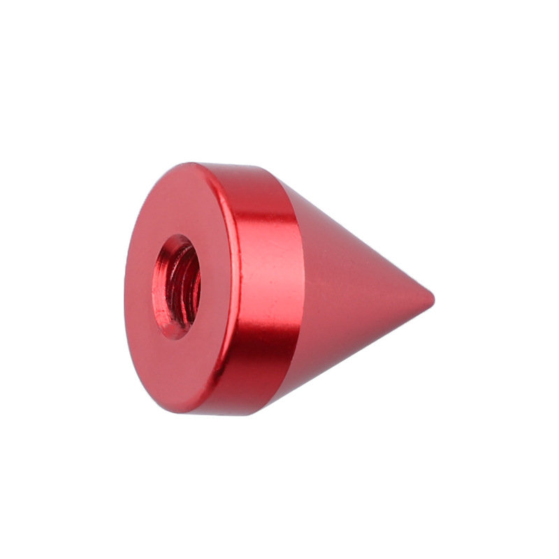 Car M6 Screws, Car License Plate Frame, 10 Pieces of Aluminum Alloy Pointed Nuts, Car License Plate Frame Fixing Screws