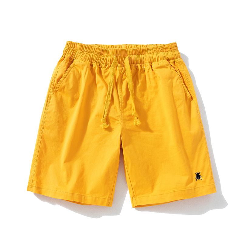 Summer New Candy-colored Shorts Internet-famous Same Style Men's All-match Pants Cotton Fashionable Beach Pants