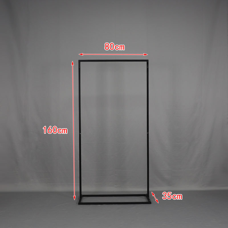 Señales de boda transfronterizas estantes de flores estantes de exhibición cuadrados arcos fiestas de cumpleaños fiestas de compromiso adornos tarjetas de bienvenida de hierro forjado