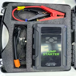 12V Portativ Simsiz Avtomobil Hava Kompressoru, Fövqəladə Starter, Power Bank