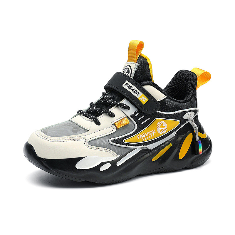 Liquidación especial niños zapatos Otoño e Invierno zapatillas de cuero medianas y grandes niños campus moda antideslizante zapatos Comercio exterior al por mayor