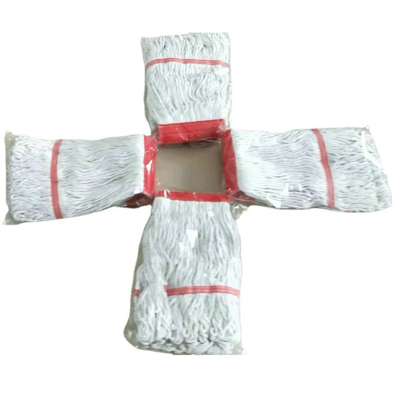 Lightweight white gauze clip type water mop head universal cleaning mop head removable and washable floor mop water mop replacement cloth head Lightweight white gauze clip type water mop head universal cleaning mop head removable and washable floor mop water mop replacement cloth head