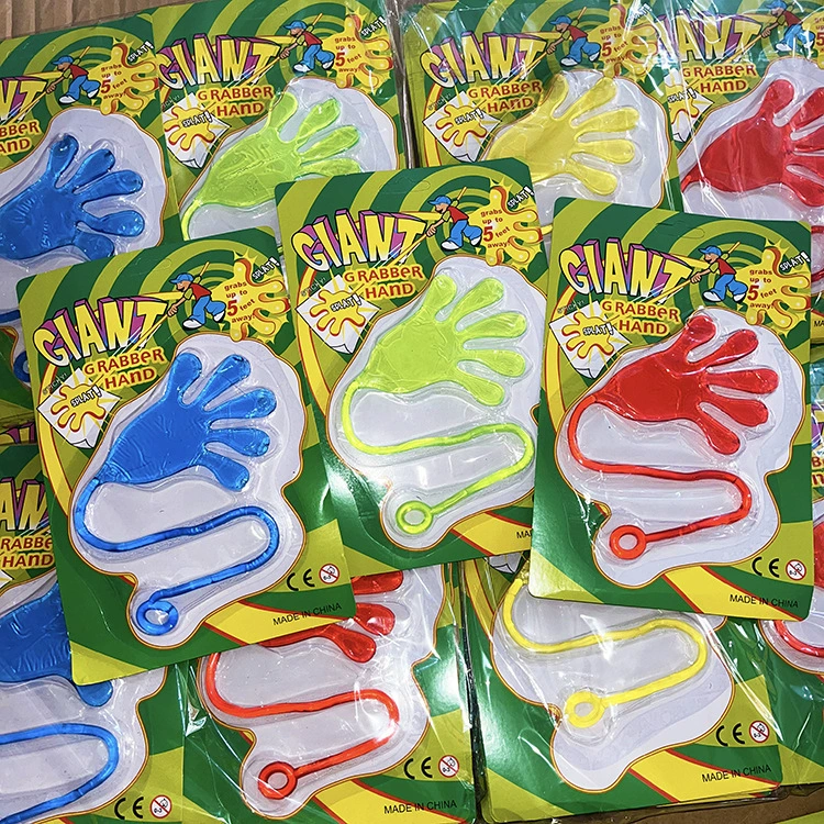 Поставка детских игрушек липкая ручная всасывающая карта пакет липкая ручная игрушка большая Пальмовая ракетка липкая знай липкая 2 юаня универмаг магазина