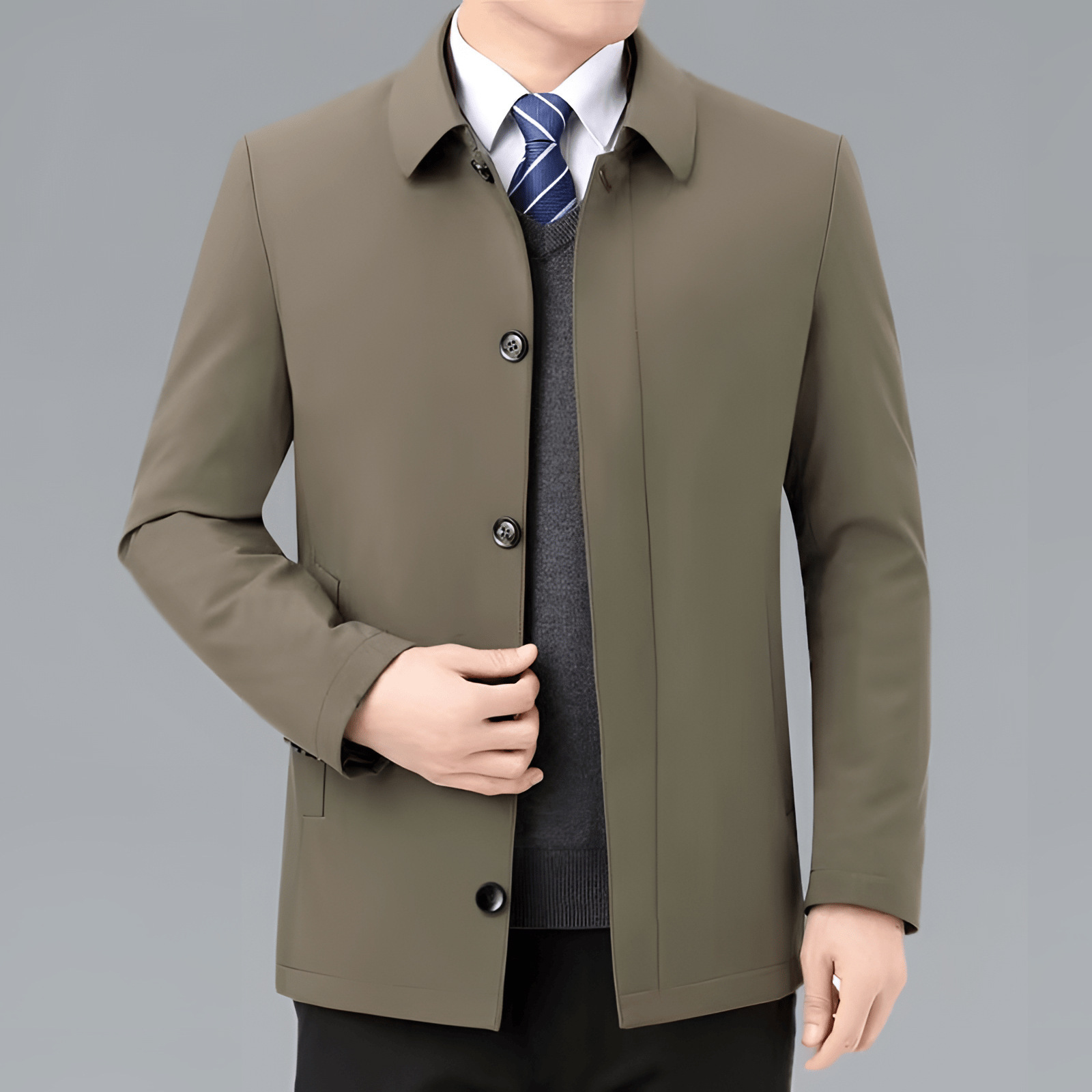 Dark khaki button style