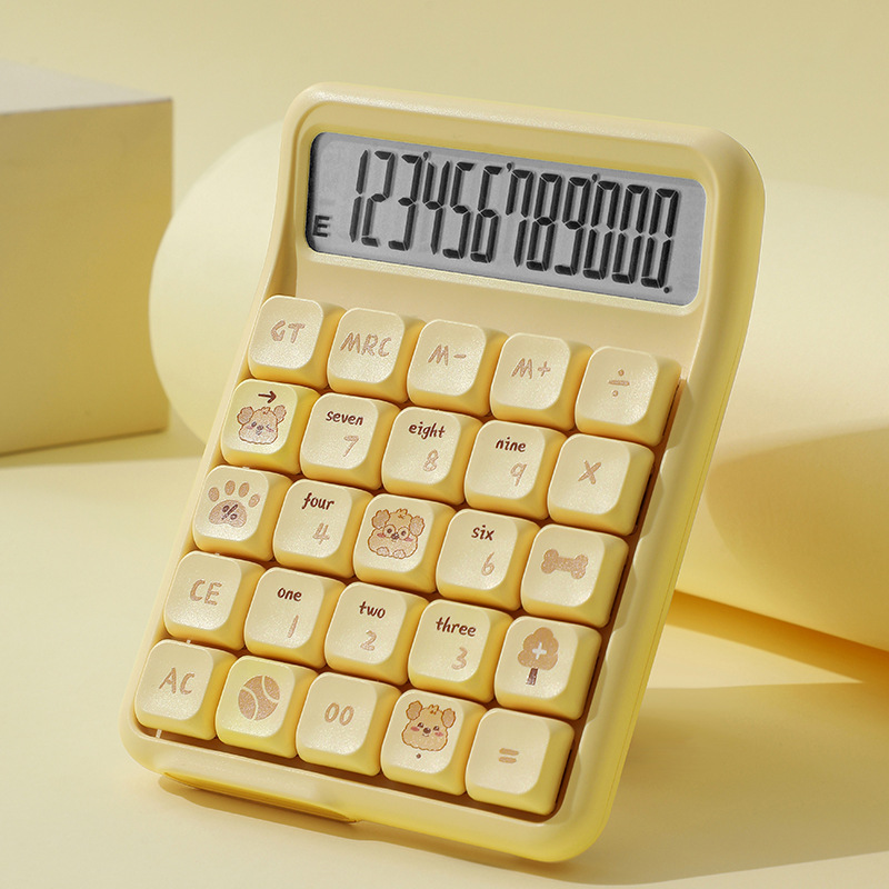 RZ.7258 高見えかわいい電卓 取り外し可能なメカニカルキーボードキー 緑軸メカニカルキー電卓|undefined