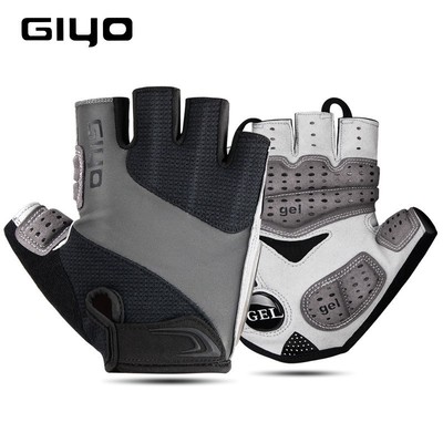 GIYO Bicycle Riding Hemidactyly glove Mountain Bicycle Dynamic Bicycle shock absorption outdoors motion equipment S-10
