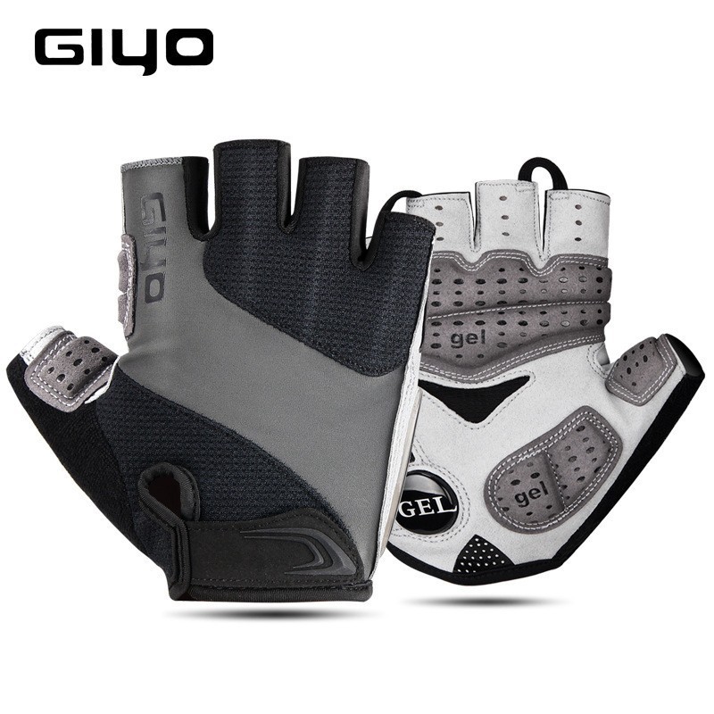GIYO Bicycle Riding Hemidactyly glove Mountain Bicycle Dynamic Bicycle shock absorption outdoors motion equipment S-10