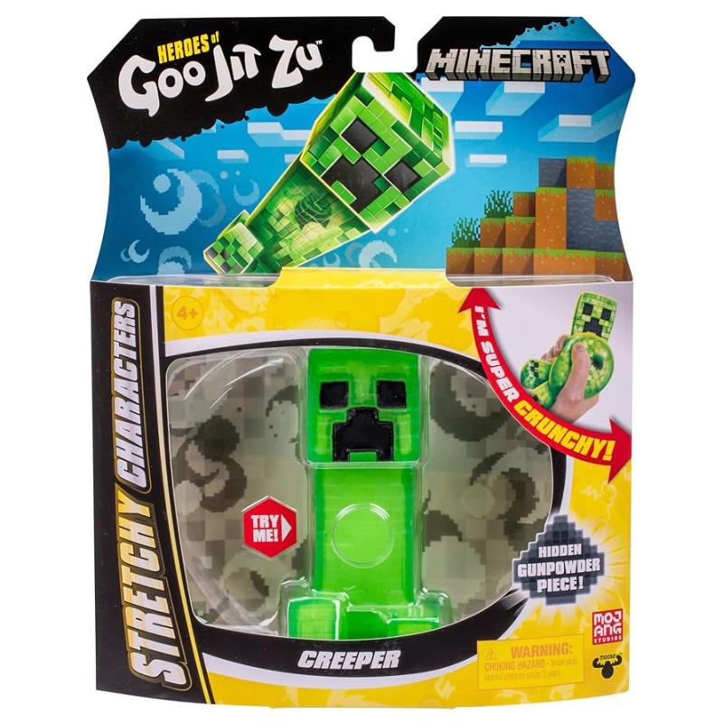 マイワールド エラスティックフィギュア MinecraftHeroesofGoo マイ-スーパーストレス解消グッズ|undefined