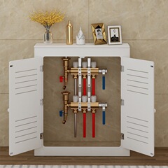 9WOR floor heating valve shielding cover ugly cabinet heating water pipe gas meter pipe water distributor shielding cabinet decorative box anti-