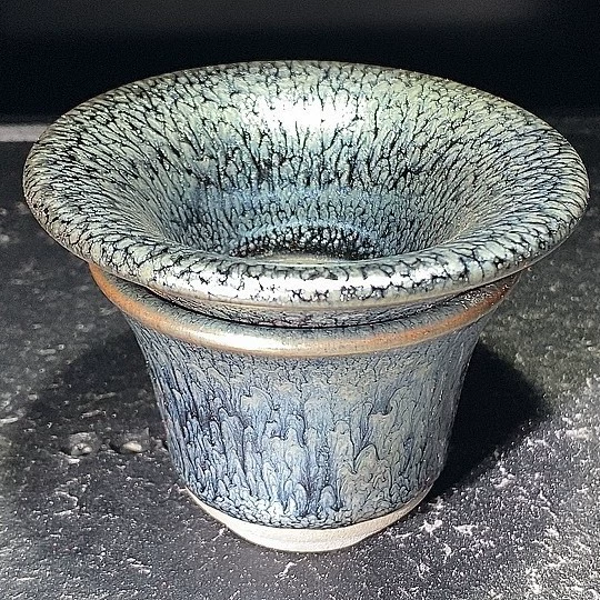 Пиала Blue Baihua Cup, Jianyang глиняная печь преобразована чашка чая оригинальная минеральная глазурь железная резьба, керамическая чашка чая, Yiyangcai, подарок для личного пользования