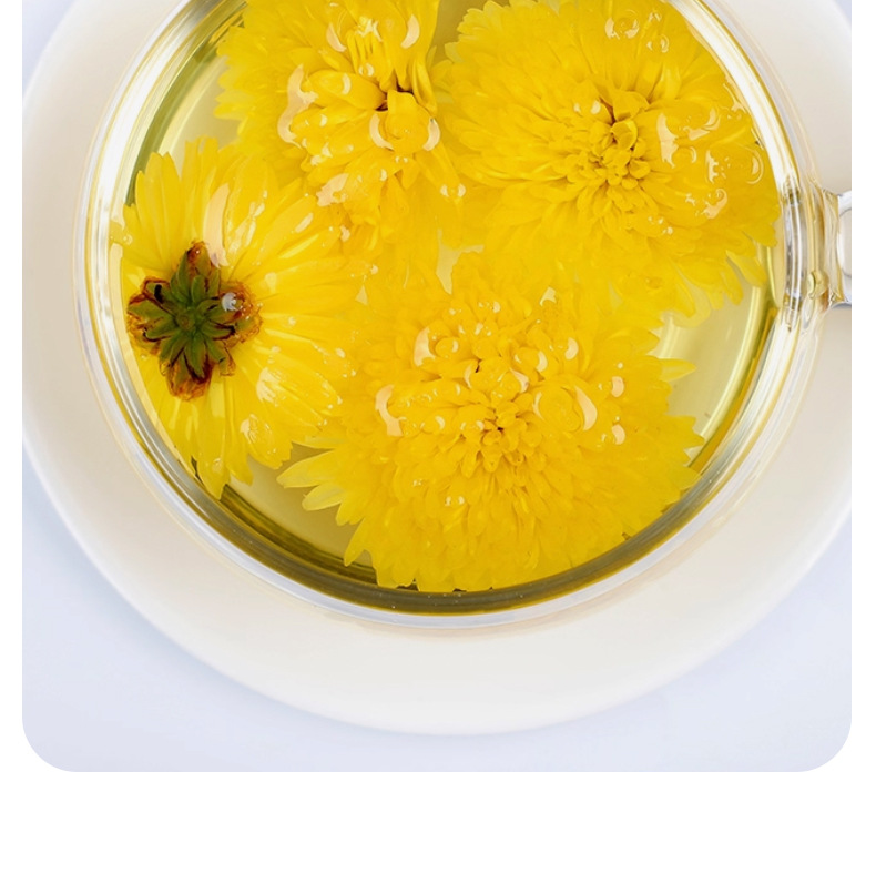 Wuyuan Imperial Chrysanthemum Tea Huang Ju Whole Flower Loose Herbal Tea 500g Low Temperature Dried preparation