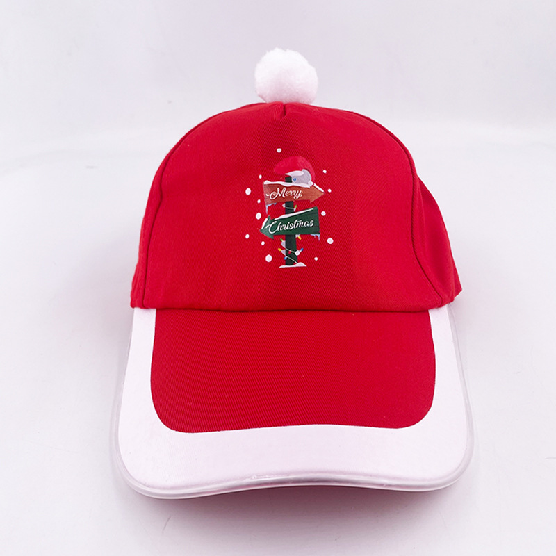 Gorra LED de Amazon, gorra de béisbol luminosa, gorra para exteriores con protección solar, gorra de pico de pato con protección solar, gorra LED de colores cambiantes