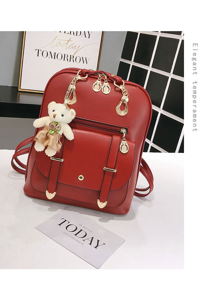 New style backpacks for women, fresh and cute student fashion and casual Korean-style women's bags, cross-border one-piece shipping worldwide undefined