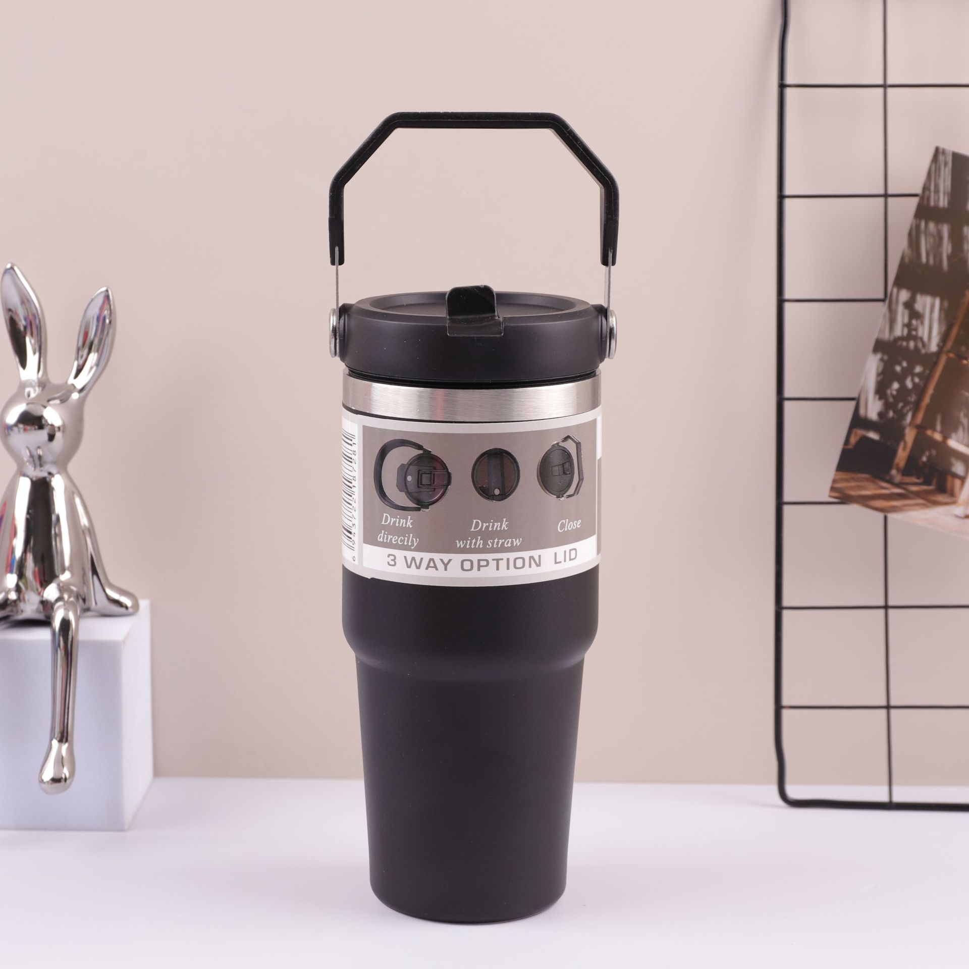 30o el Sudeste Asiático popular portátil coche taza 304 taza de vacío de acero inoxidable olla de viaje taza de helado portátil de mantenimiento en frío