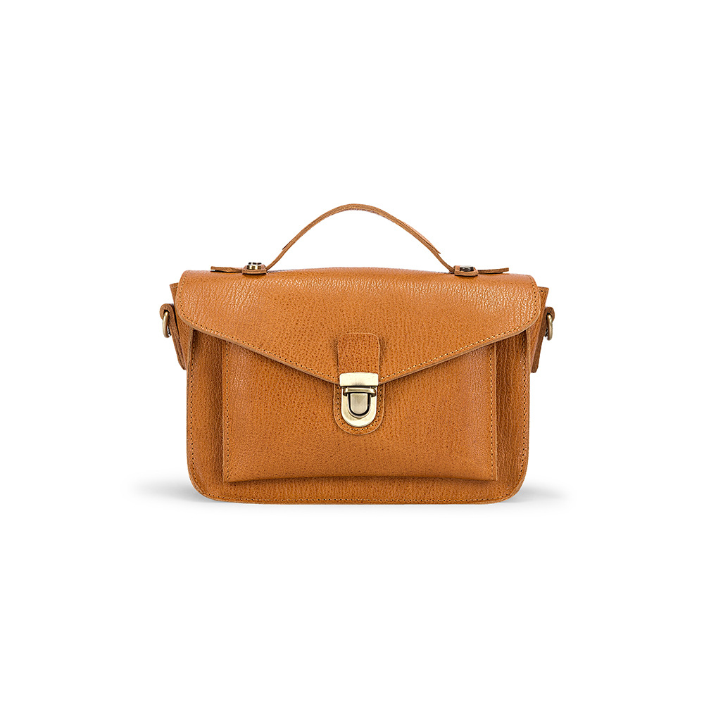 2022 Vintage Women's Bag Handmade Top Layer Tree Cream Cowhide Messenger Bag Shoulder Crossbody Envelope Flip Cover Leather Small Square Bag