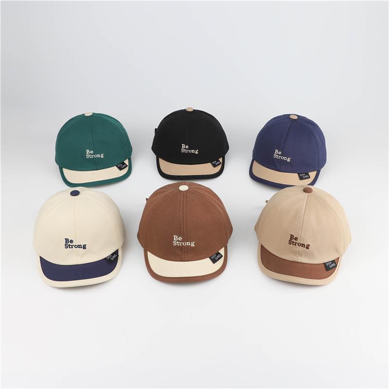 Sombrero para bebés primavera y otoño gorra corta gorra de lengua gorra para bebés de verano viajan gorra de béisbol universal de protección solar